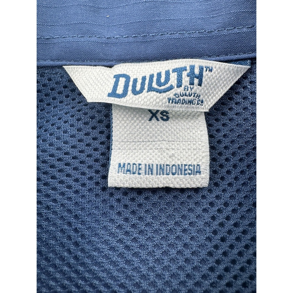 Duluth Trading Jacket Mens XS Blue No Fly Zone Insect Repellent Ripstop Utility - Picture 4 of 15
